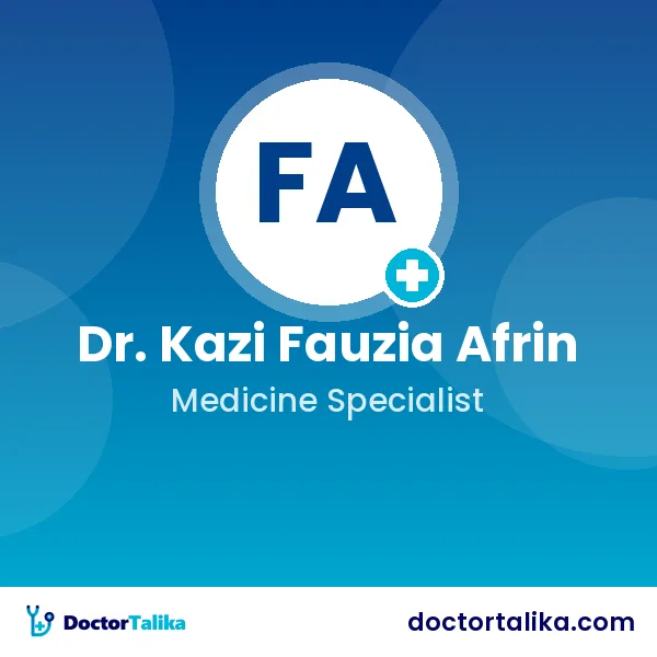 Assistant Professor Dr. Kazi Fauzia Afrin