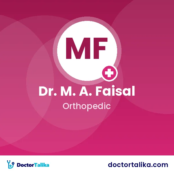 Assistant Professor Dr. M. A. Faisal