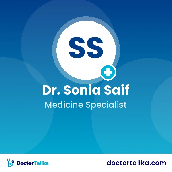 Assistant Professor Dr. Sonia Saif