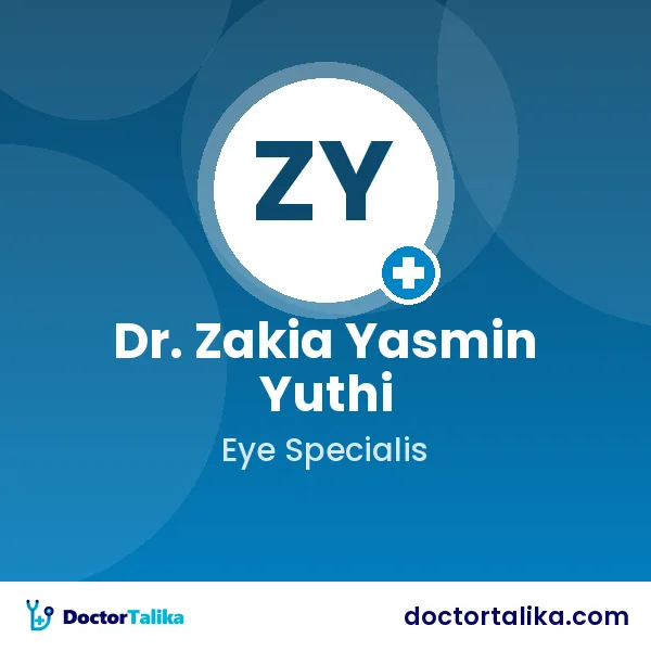 Assistant Professor Dr. Zakia Yasmin Yuthi