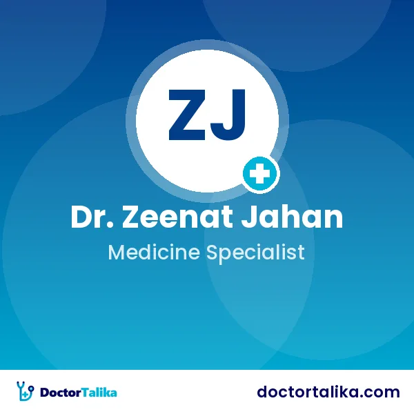 Assistant Professor Dr. Zeenat Jahan
