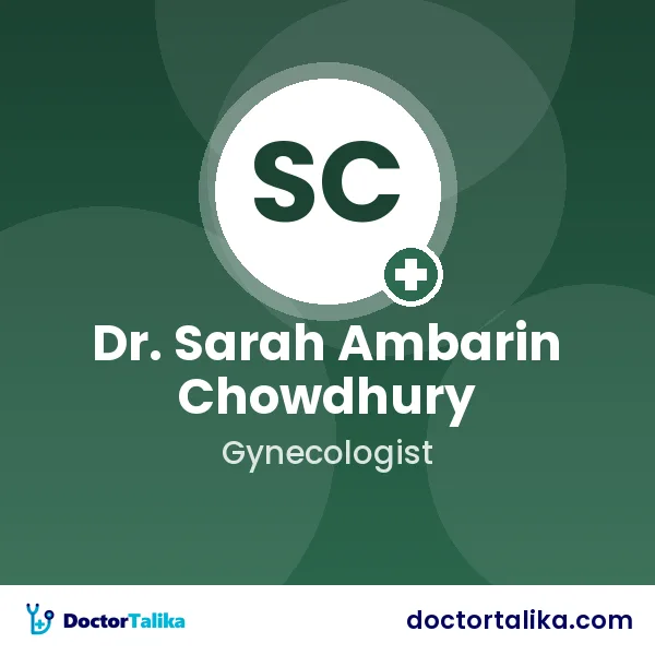 Associate Professor Dr. Sarah Ambarin Chowdhury