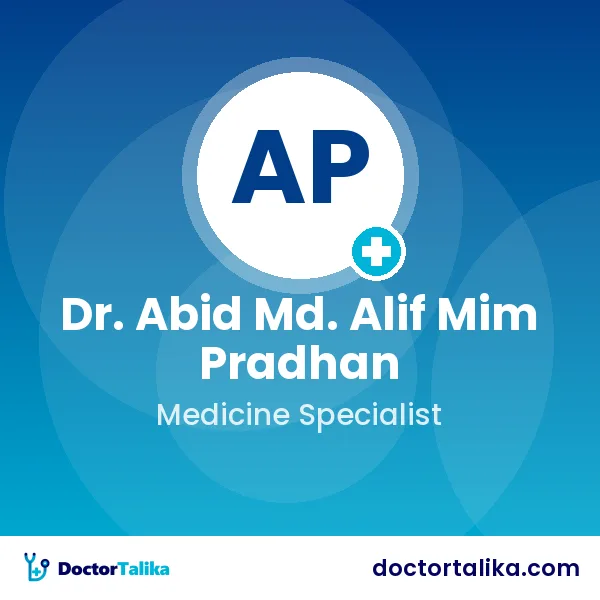Dr. Abid Md. Alif Mim Pradhan