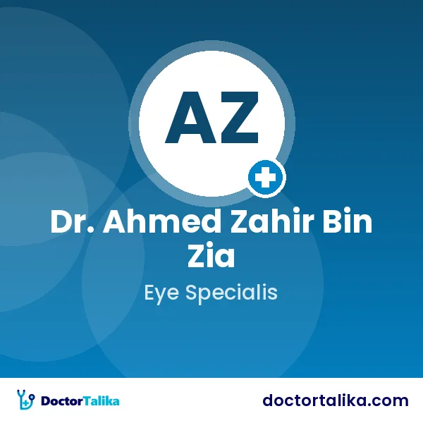 Dr. Ahmed Zahir Bin Zia