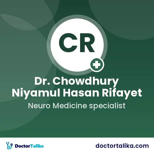Dr. Chowdhury Niyamul Hasan Rifayet