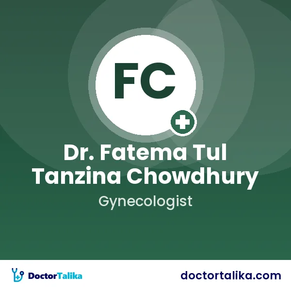 Dr. Fatema Tul Tanzina Chowdhury
