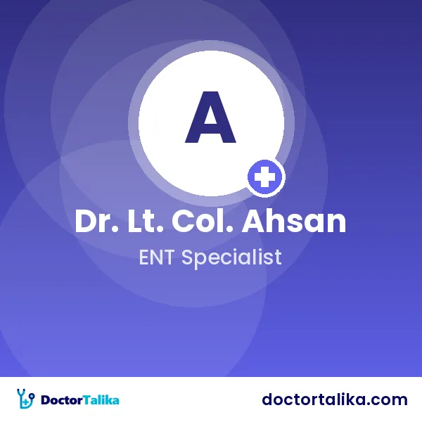 Dr. Lt. Col. Ahsan