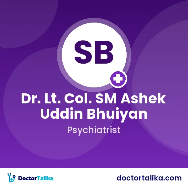 Dr. Lt. Col. SM Ashek Uddin Bhuiyan