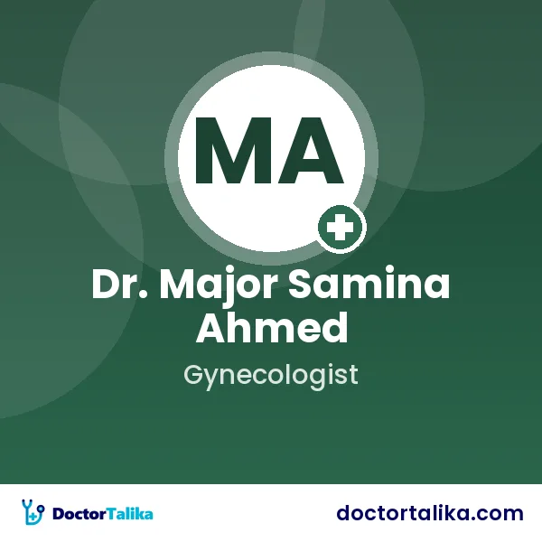Dr. Major Samina Ahmed (Retd)