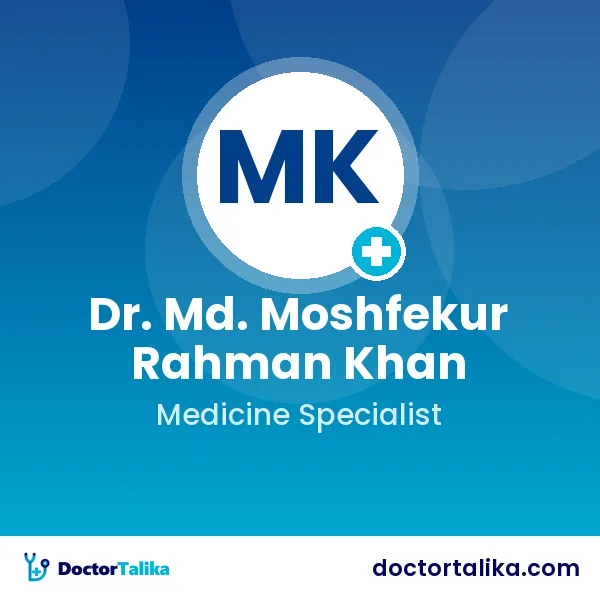 Dr. Md. Moshfekur Rahman Khan