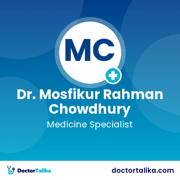 Dr. Mosfikur Rahman Chowdhury