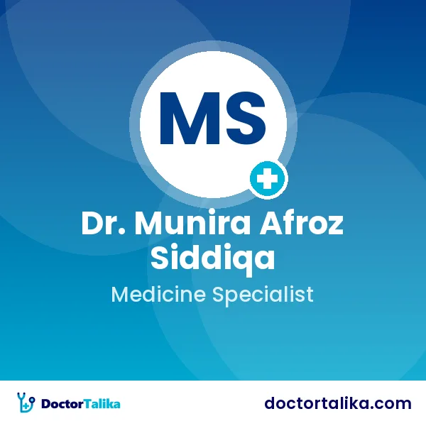 Dr. Munira Afroz Siddiqa