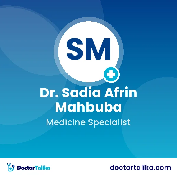 Dr. Sadia Afrin Mahbuba