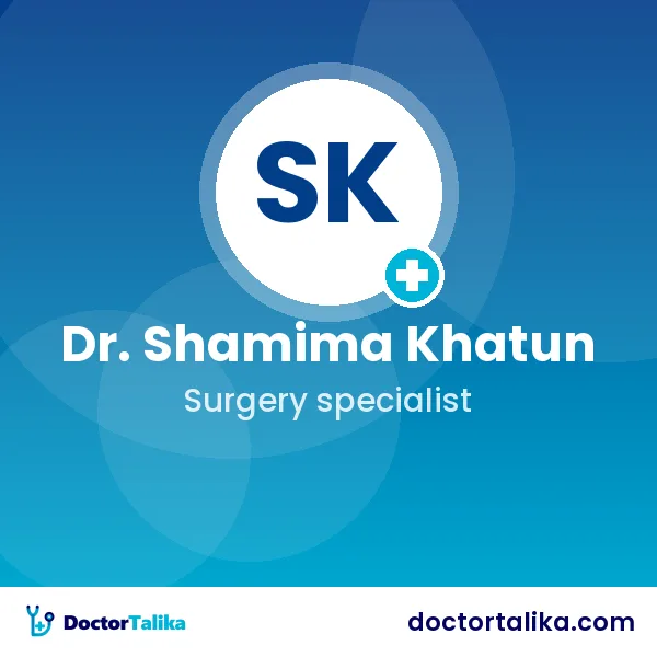 Dr. Shamima Khatun (Tulika)