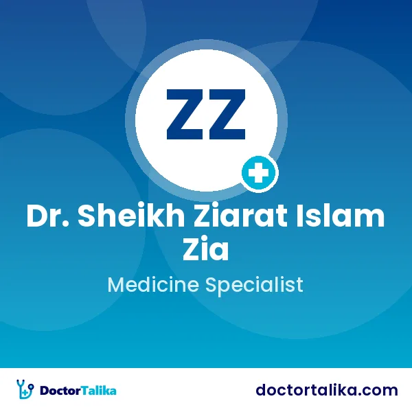Dr. Sheikh Ziarat Islam Zia