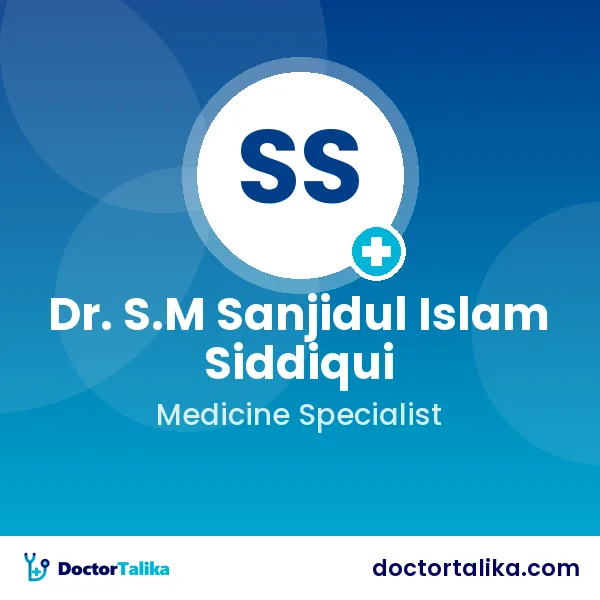 Dr. S.M Sanjidul Islam Siddiqui