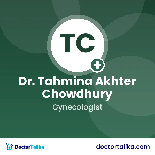 Dr. Tahmina Akhter Chowdhury