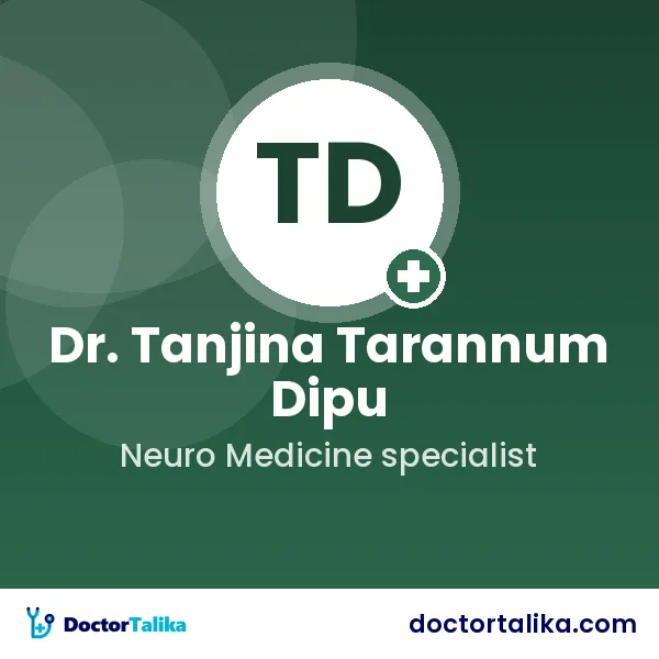Dr. Tanjina Tarannum Dipu