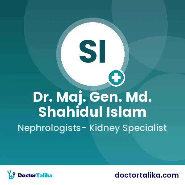 Prof. Dr. Maj. Gen. Md. Shahidul Islam
