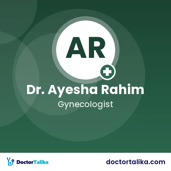 Professor Dr. Ayesha Rahim